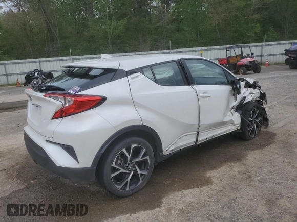 2018 Toyota C-HR XLE with VIN NMTKHMBX6JR060011, listed as a Copart auction lot 51620895 with 52,314 mi miles and Salvage Title. Bid and sale history available at carsss.com. Image 3.