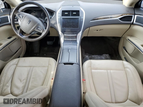 2015 Lincoln MKZ with VIN 3LN6L2J91FR620922, listed as a Copart auction lot 43745565 with Not provided miles and Salvage title. Bid and sale history available at DreamBid. Image 8.