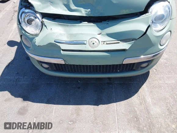 2013 FIAT 500 Lounge with VIN 3C3CFFER4DT512749, listed as a IAAI auction lot 42063224 with 186,157 mi miles and . Bid and sale history available at DreamBid. Image 6.