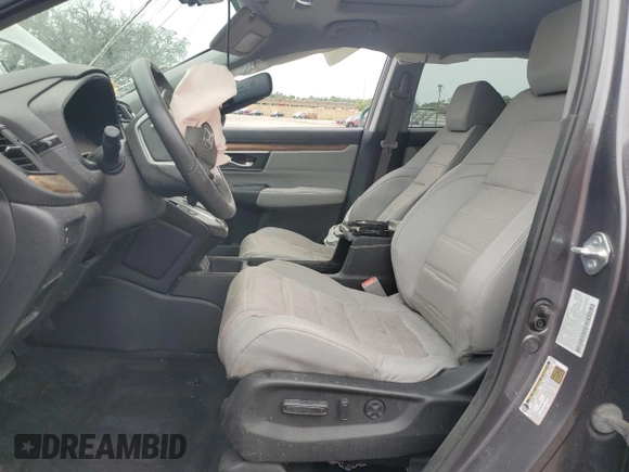 2022 Honda CR-V EX-L z VIN 5J6RW1H83NA015545, wystawiony jako Copart lot #59432895 z przebiegiem Nie podano mil oraz Czysty tytuł • Clean title. Historia ofert i sprzedaży dostępna na DreamBid. Obrazek 7.