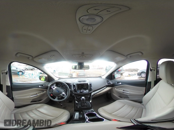 2014 Ford Escape Titanium with VIN 1FMCU9J92EUE01077, listed as a IAAI auction lot 41642337 with 26,002 mi miles. Bid and sale history available at carsss.com. Image 19.