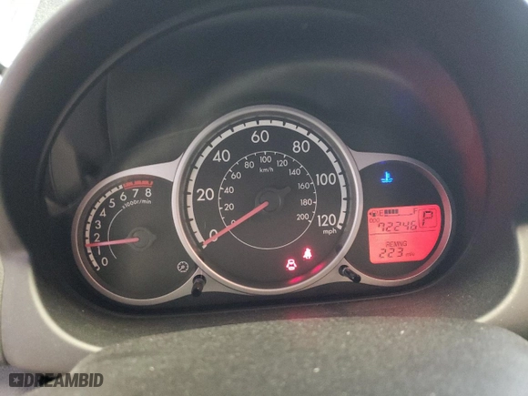 2012 Mazda Mazda2 Touring with VIN JM1DE1LY0C0147434, listed as a Copart auction lot 70712464 with 72,246 mi miles and Salvage Title. Bid and sale history available at carsss.com. Image 9.