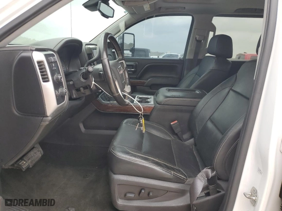 2017 GMC Sierra 1500 SLT with VIN 3GTU2NEJXHG107347, listed as a Copart auction lot 51631005 with 0 mi miles and Salvage Title. Bid and sale history available at carsss.com. Image 7.
