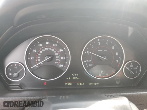 2019 BMW 4 Series 430i xDrive with VIN WBA4Z3C56KEN88750, listed as a Copart auction lot 53304355 with 53,918 mi miles and Clean title. Bid and sale history available at DreamBid. Image 9.