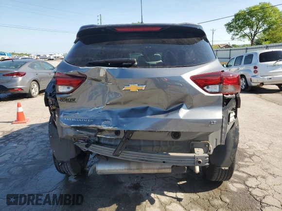 2022 Chevrolet TrailBlazer LT with VIN KL79MPSL0NB059070, listed as a Copart auction lot 54239525 with 41,755 mi miles and Salvage Title. Bid and sale history available at DreamBid. Image 6.