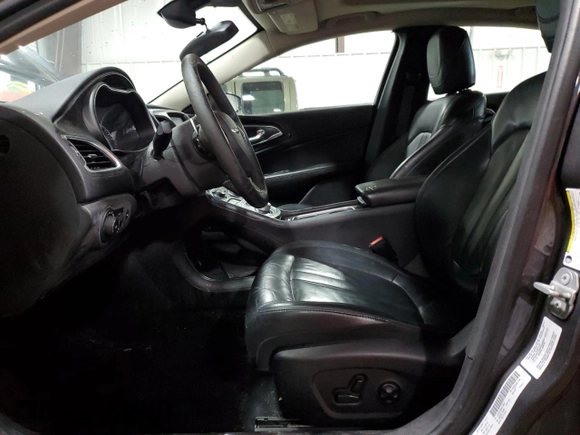 2016 Chrysler 200 C with VIN 1C3CCCEG5GN114637, listed as a Copart auction lot 47175625 with 0 mi miles and Salvage Title. Bid and sale history available at carsss.com. Image 7.
