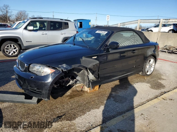 2010 BMW 1 Series 135i with VIN WBAUN9C52AVK41235, listed as a Copart auction lot 85384434 with 84,636 mi miles and Salvage title. Bid and sale history available at DreamBid. Image 1.