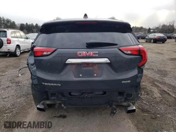 2019 GMC Terrain Denali with VIN 3GKALXEX1KL390529, listed as a Copart auction lot 45210115 with 124,497 mi miles and Salvage Title. Bid and sale history available at carsss.com. Image 6.