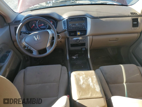 2006 Honda Pilot EX with VIN 5FNYF28476B006649, listed as a Copart auction lot 87133434 with 168,190 mi miles and Clean Title. Bid and sale history available at DreamBid. Image 8.
