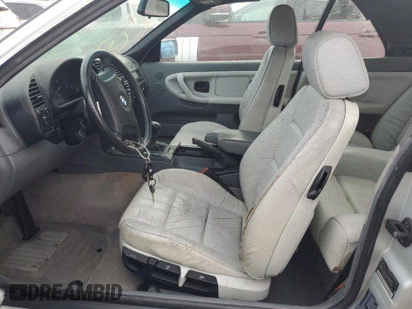1998 BMW 3 Series 323ic with VIN WBABJ7328WEA17071, listed as a Copart auction lot 75089004 with 0 mi miles and Non Repairable. Bid and sale history available at carsss.com. Image 7.