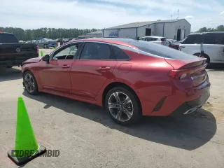 2021 Kia K5 EX with VIN 5XXG34J25MG038034, listed as a Copart auction lot 63931834 with 64,457 mi miles and Salvage Title. Bid and sale history available at carsss.com. Image 2.
