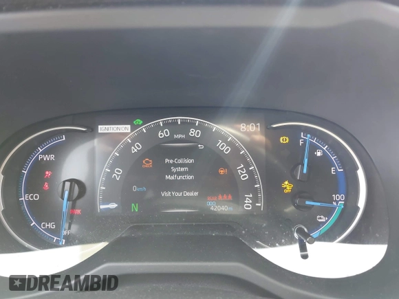 2021 Toyota RAV4 SE with VIN JTMAB3FV9MD055340, listed as a IAAI auction lot 42278024 with 42,040 mi miles and . Bid and sale history available at DreamBid. Image 7.