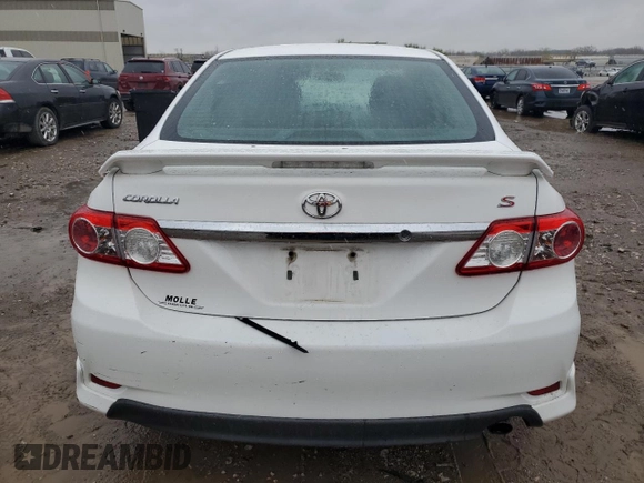 2013 Toyota Corolla L with VIN 5YFBU4EEXDP123955, listed as a Copart auction lot 51740075 with 94,057 mi miles and Salvage Title. Bid and sale history available at carsss.com. Image 6.