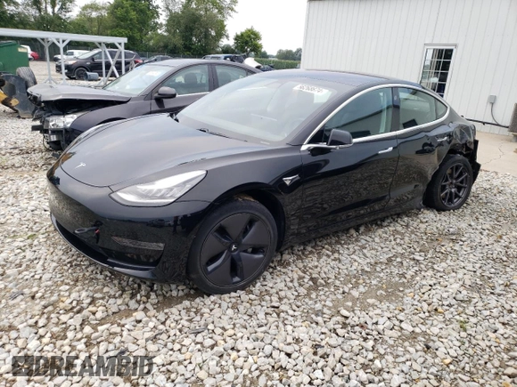 2018 Tesla Model 3 Long Range Battery with VIN 5YJ3E1EA9JF036326, listed as a Copart auction lot 56268674 with Not Provided miles and Non Repairable. Bid and sale history available at DreamBid. Image 1.