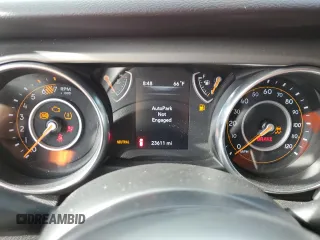 2023 Jeep Wrangler Sport S with VIN 1C4HJXDN5PW687059, listed as a Copart auction lot 56291725 with 23,611 mi miles and Non repairable. Bid and sale history available at DreamBid. Image 9.