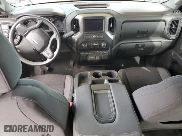 2022 Chevrolet Silverado 1500 Custom with VIN 1GCPWBEK0NZ234645, listed as a Copart auction lot 87376734 with 44,332 mi miles and Non Repairable. Bid and sale history available at DreamBid. Image 8.