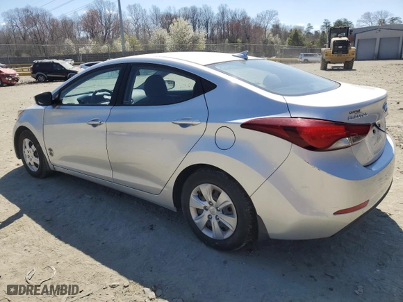 2016 Hyundai Elantra GL with VIN 5NPDH4AE0GH794944, listed as a Copart auction lot 50978145 with 130,901 mi miles and Clean Title. Bid and sale history available at carsss.com. Image 2.
