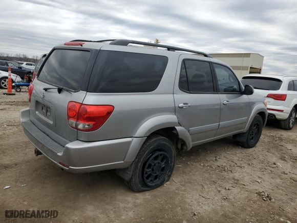 2006 Toyota Sequoia SR5 with VIN 5TDBT44A66S262007, listed as a Copart auction lot 44340625 with 241,173 mi miles and Salvage Title. Bid and sale history available at carsss.com. Image 3.