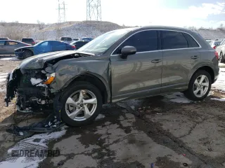 2022 Audi Q3 Premium with VIN WA1AUCF33N1052925, listed as a Copart auction lot 45545485 with 37,002 mi miles and Salvage Title. Bid and sale history available at carsss.com. Image 1.