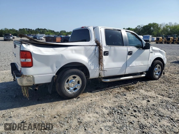 2008 Ford F-150 XLT with VIN 1FTPW12V28KB20474, listed as a Copart auction lot 52600935 with 168,581 mi miles and Salvage title. Bid and sale history available at DreamBid. Image 3.