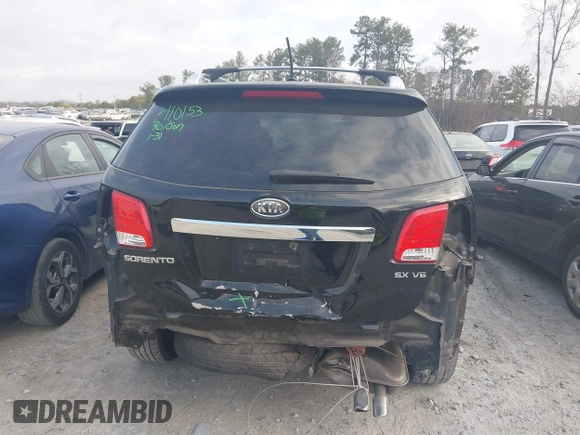 2012 Kia Sorento SX with VIN 5XYKW4A29CG261026, listed as a IAAI auction lot 41508403 with 202,356 mi miles. Bid and sale history available at carsss.com. Image 16.