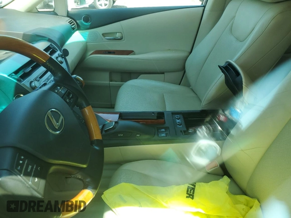 2011 Lexus RX 350 with VIN 2T2BK1BA6BC080620, listed as a Copart auction lot 63202875 with Not provided miles and Salvage title. Bid and sale history available at DreamBid. Image 7.