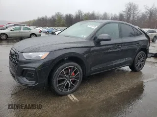 2025 Audi SQ5 Sportback Premium Plus with VIN WA124AFY8S2010468, listed as a Copart auction lot 84091434 with Not Provided miles and Salvage Title. Bid and sale history available at DreamBid. Image 1.