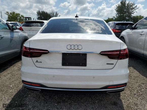 2021 Audi A4 Sedan S line Premium with VIN WAUDAAF41MA033133, listed as a Copart auction lot 49933343 with 25,177 mi miles. Bid and sale history available at carsss.com. Image 6.