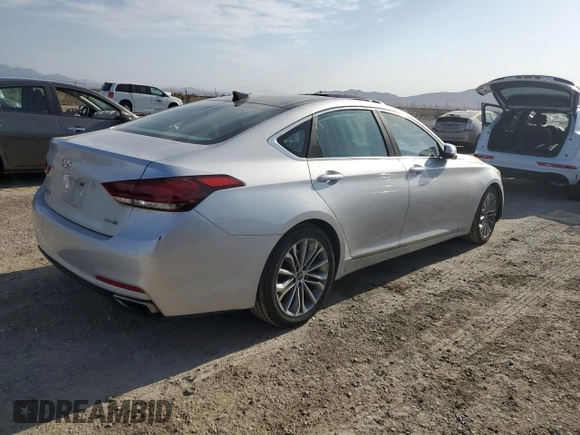 2015 Hyundai Genesis 3.8L with VIN KMHGN4JE3FU082319, listed as a Copart auction lot 66037664 with 70,270 mi miles and Salvage Title. Bid and sale history available at carsss.com. Image 3.