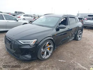 2023 Audi e-tron S Prestige with VIN WA1VCBGE4PB017662, listed as a IAAI auction lot 41415823 with 9179 miles. Bid and sale history available at carsss.com. Image 19.