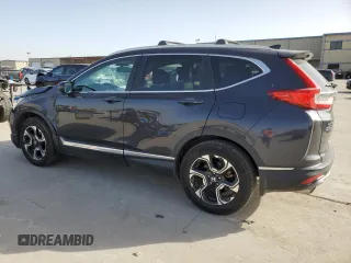 2018 Honda CR-V Touring with VIN 7FARW2H90JE043944, listed as a Copart auction lot 49346705 with 56,259 mi miles and Salvage Title. Bid and sale history available at carsss.com. Image 2.