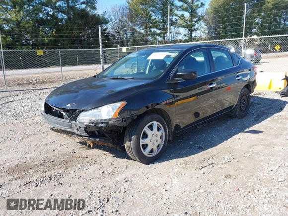 2013 Nissan Sentra SV with VIN 1N4AB7AP8DN909931, listed as a IAAI auction lot 41475743 with 139,217 mi miles and . Bid and sale history available at carsss.com. Image 2.