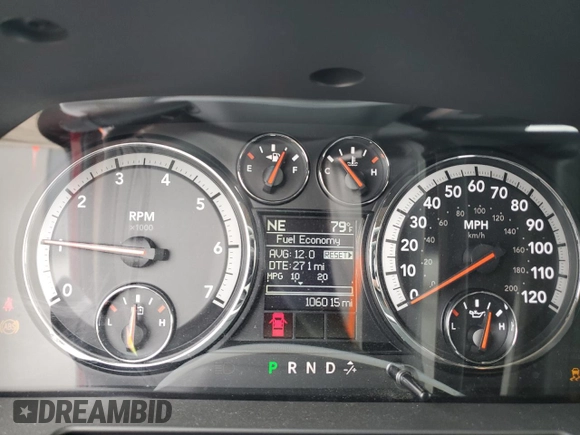 2012 Ram 1500 Sport with VIN 1C6RD7MT9CS248031, listed as a Copart auction lot 51807545 with 106,015 mi miles and Salvage Title. Bid and sale history available at carsss.com. Image 9.