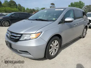 2016 Honda Odyssey EX-L with VIN 5FNRL5H63GB118303, listed as a Copart auction lot 54388465 with 94,789 mi miles and Salvage Title. Bid and sale history available at DreamBid. Image 1.