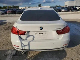 2015 BMW 4 Series 428i with VIN WBA4A5C50FG052177, listed as a Copart auction lot 86093994 with 127,956 mi miles and Salvage Title. Bid and sale history available at DreamBid. Image 6.