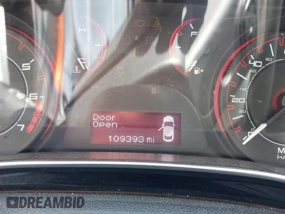 2013 Dodge Dart SXT with VIN 1C3CDFBAXDD289370, listed as a IAAI auction lot 42073183 with 109,393 mi miles. Bid and sale history available at carsss.com. Image 7.