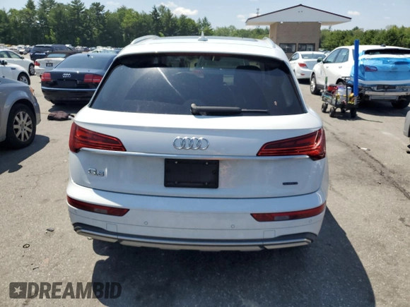 2021 Audi Q5 Prestige with VIN WA1CAAFY9M2053068, listed as a Copart auction lot 61033985 with 48,415 mi miles and Non repairable. Bid and sale history available at DreamBid. Image 6.