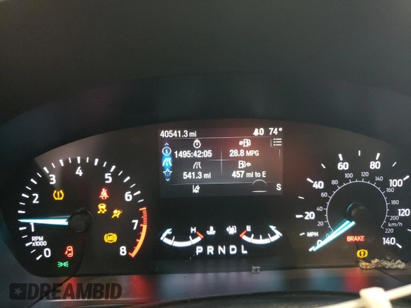 2021 Ford Escape SE with VIN 1FMCU9G63MUA18583, listed as a Copart auction lot 59204785 with 40,541 mi miles and Salvage title. Bid and sale history available at DreamBid. Image 9.