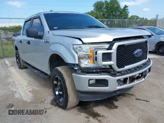 2019 Ford F-150 XL with VIN 1FTEW1E55KKC58276, listed as a IAAI auction lot 42133235 with 97,032 mi miles. Bid and sale history available at carsss.com. Image 1.