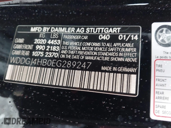 2014 Mercedes-Benz C 250 z VIN WDDGJ4HB0EG289247, wystawiony jako IAAI lot #42365526 z przebiegiem 75 420 mil mil oraz . Historia ofert i sprzedaży dostępna na DreamBid. Obrazek 9.