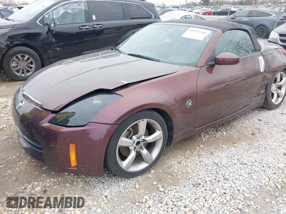 2006 Nissan 350Z Touring with VIN JN1AZ36A66M455600, listed as a IAAI auction lot 41942536 with 116,435 mi miles and . Bid and sale history available at DreamBid. Image 2.
