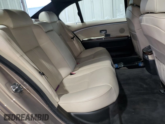 2007 BMW 7 Series 750Li with VIN WBAHN83587DT76391, listed as a Copart auction lot 44935055 with 0 mi miles and Salvage Title. Bid and sale history available at carsss.com. Image 10.