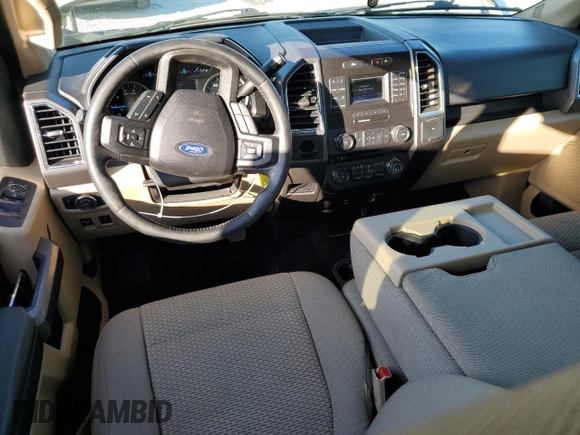 2017 Ford F-150 XL with VIN 1FTEX1CP9HFA07733, listed as a Copart auction lot 44512115 with 96,260 mi miles and Salvage Title. Bid and sale history available at carsss.com. Image 8.