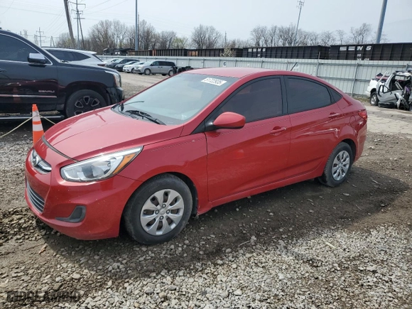 2016 Hyundai Accent SE with VIN KMHCT4AE1GU119731, listed as a Copart auction lot 51722935 with 99,473 mi miles and Clean Title. Bid and sale history available at carsss.com. Image 1.