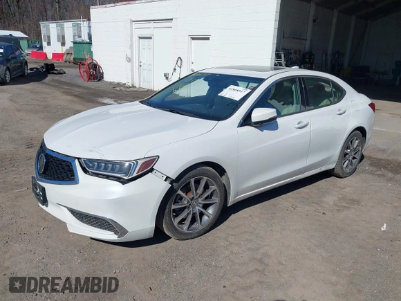 2019 Acura TLX with VIN 19UUB2F33KA003854, listed as a IAAI auction lot 41808917 with 95,380 mi miles and . Bid and sale history available at DreamBid. Image 2.