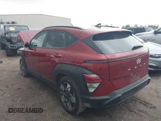 2024 Hyundai Kona SEL with VIN KM8HB3AB2RU122617, listed as a IAAI auction lot 41912888 with 34,897 mi miles and . Bid and sale history available at carsss.com. Image 3.