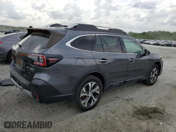 2021 Subaru Outback Touring with VIN 4S4BTAPC3M3185103, listed as a Copart auction lot 54251985 with 52,598 mi miles and Salvage title. Bid and sale history available at DreamBid. Image 3.