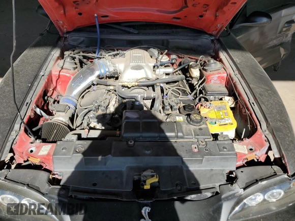 1997 Ford Mustang Cobra with VIN 1FALP47V8VF103811, listed as a Copart auction lot 56455324 with 129,499 mi miles and Salvage Title. Bid and sale history available at carsss.com. Image 11.