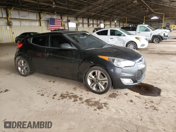 2017 Hyundai Veloster Value Edition with VIN KMHTC6AD1HU319500, listed as a Copart auction lot 49151125 with 103,938 mi miles and Clean Title. Bid and sale history available at carsss.com. Image 4.
