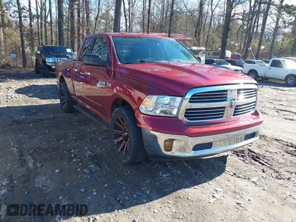 2015 Ram 1500 Big Horn with VIN 1C6RR6GT6FS702943, listed as a IAAI auction lot 41222145 with 145,268 mi miles. Bid and sale history available at carsss.com. Image 1.